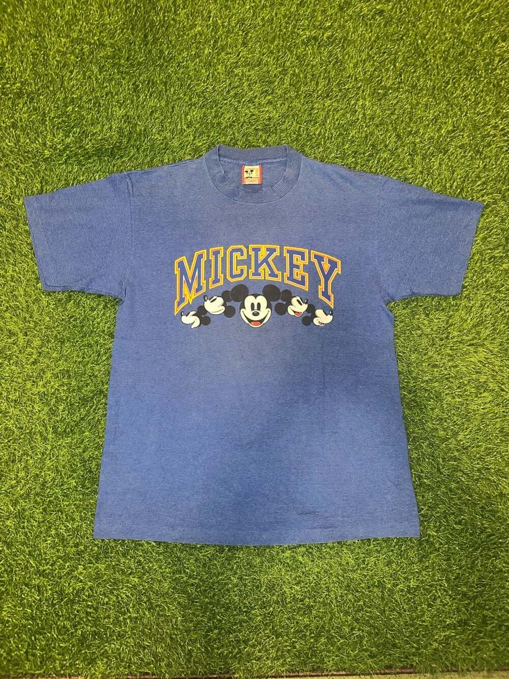 Vintage 90s Disney Designs Mickey Mouse pinstripe shirt tagged large/XL